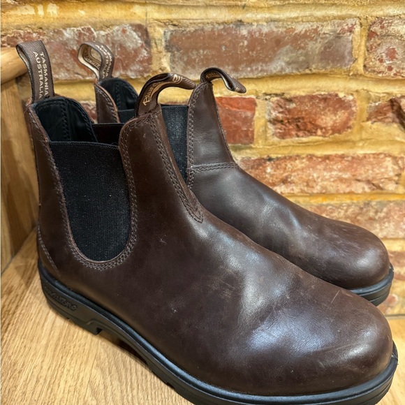 Blundstone Men’s Classic Chelsea Boots (Antique Brown, Size 9) - Picture 2 of 5